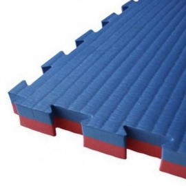 Puzzel mat 100 x 100 x 2,5 cm Rood/Blauw