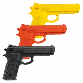 Plastic pistool, 3 kleuren