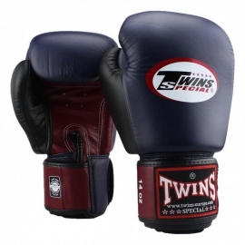 burgundy boxing gloves