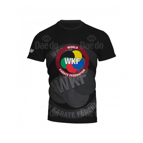 WKF Full Print T-Shirt Zwart