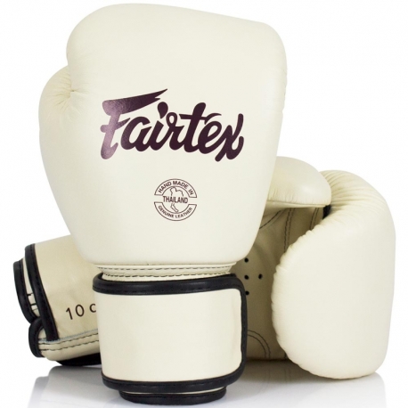 GANTS D'ENTRAINEMENT FAIRTEX FXV16 BEIGE CUIR TOP