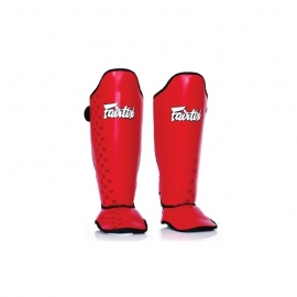 SCHEEN & VOETENBESCHERMER FAIRTEX SP5 ROOD LEREN TOP