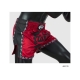 SHORT DE BOXE THAÏ ROUGE/NOIR FAIRTEX