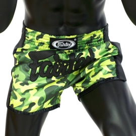 FAIRTEX BS1710 GROENE CAMOUFLAGE THAISE BOKSHORT