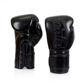 FAIRTEX Microvezel trainingshandschoenen "SOLID BLACK"