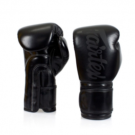 FAIRTEX Microvezel trainingshandschoenen "SOLID BLACK"