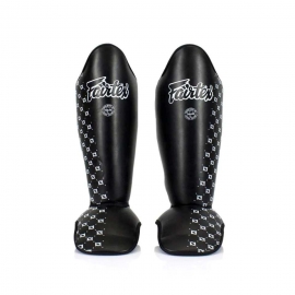 PROTÈGES TIBIAS & PIEDS FAIRTEX SP5 NOIR CUIR TOP