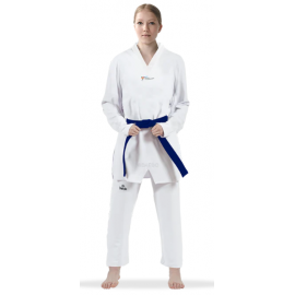 DOBOK DE COMPÉTITION STYLE WT COL BLANC