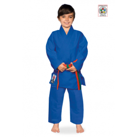 Training judopak zilverblauw