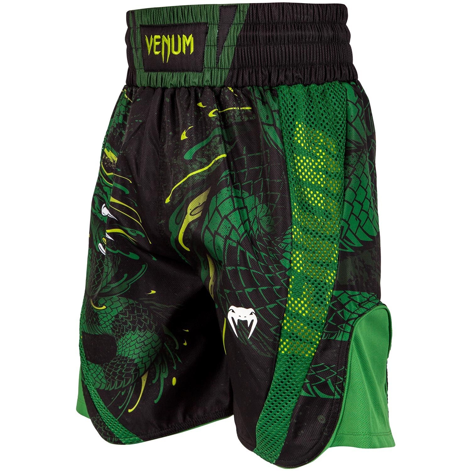 Short de Boxe Venum Green Viper - Noir/Vert - Adisport