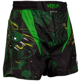 Venum Green Viper fightshorts - zwart / groen