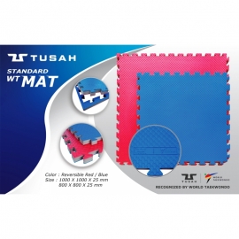 Tatami Tusah officiel "WT" (0.8m*0.8m* 2.5cm)